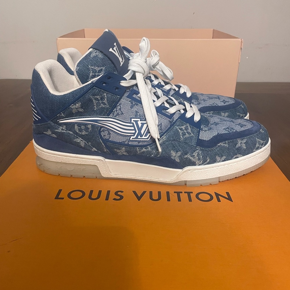 Louis Vuitton Blue Men's Sneakers - Picture 4 of 7